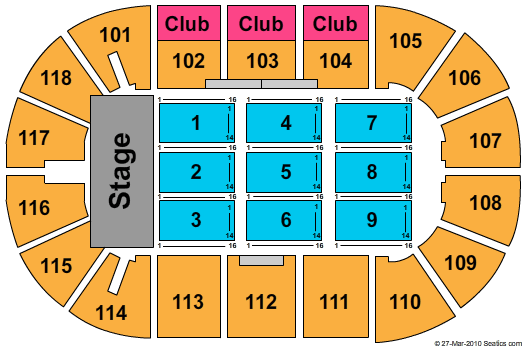K Seating Chart